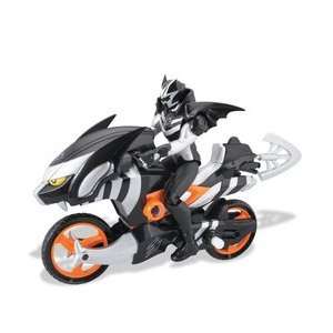  Power Rangers Black Bat Strike Rider with Figure Toys 