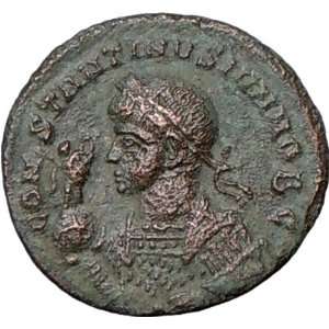 CONSTANTINE II Jr. 323AD Authentic Ancient Roman Coin