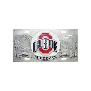  Ohio State Buckeyes Official License Plate Cover: Sports 
