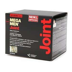 GNC Mens Mega Men Joint Vitapak, Packs 30 ct (Quantity of 1) Health 