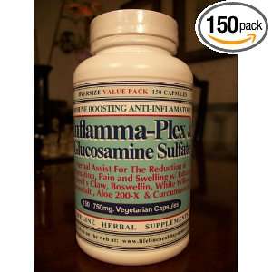   GLUCOSAMINE SULFATE 150 Ct. Capsules Immune Boosting Anti Inflamatory
