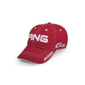  PING Tour Unstructured Cap   Red