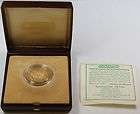 1985 Mexico 250 Pesos Proof Gold Coin, 1986 World Cup, In Box w/ COA