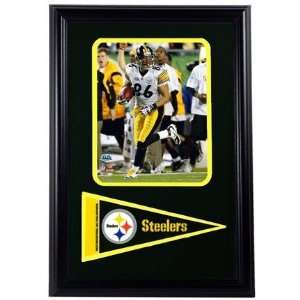 Pittsburgh Steelers Championship Hines Ward Photograph with Team 