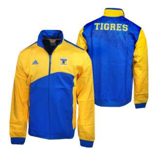 adidas Mexico Tigres Soccer Team Jacket Top $70 NEW L  