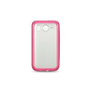  Pink Trim With Clear Hard Back Premium Design Protector 