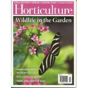 Horticulture Magazine September/October 2011: Meghan Shinn:  