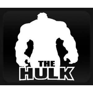  The Incredible Hulk White Sticker Decal Automotive