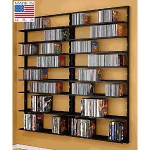  AVM   Omni   Wall Mount   Double CD DVD Rack Everything 