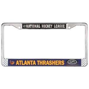 Atlanta Thrashers Chrome License Plate Frame