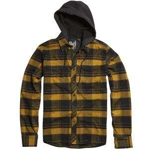   Racing Youth Chase Flannel Hoody   Youth Large/Pea Green: Automotive