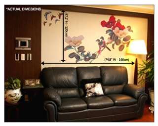 Oriental Painting Mural Wall STICKER Removable Decal  