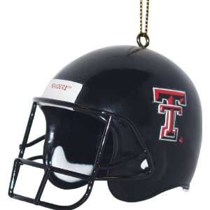   Texas Tech Red Raiders 3 Helmet Ornament Texas Tech: Kitchen & Dining