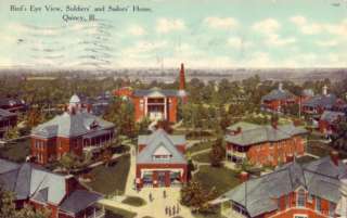 QUINCY ILLINOIS SOLDIERS SAILORS HOME 1910  