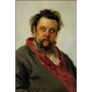   of M. P. Musorgsky, by Ilya Repin   24x36 Poster 