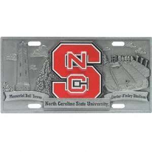  North Carolina State Wolfpack 3 D License Plate: Sports 