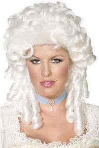 Historical Marie Antoinette Costume Colonial White Wig 5020570306192 
