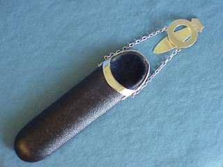 Antique Sterling Silver Chatelaine Eye Glasses Case  