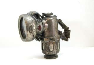 Antique 19th Century Bicycle Head Light Lamp Motorized Bicycle  