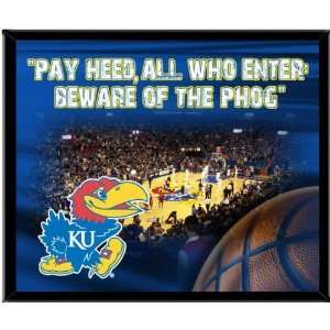  R and R Imports FP BK KAN2 Kansas Jayhawks 8 in. x 10 in 
