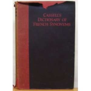    Cassells Dictionary of French Synonyms P. O. Crowhurst Books