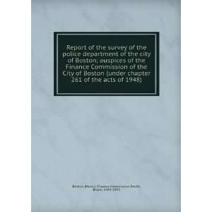  Report of the survey of the police department of the city 