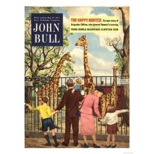  John Bull, London Zoo Magazine, UK, 1950 Premium Poster 