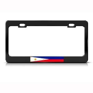 Philippines Flag Filipino Country Metal license plate frame Tag Holder