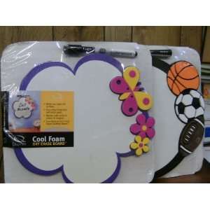  Quartet Cool Foam Dry Erase Board Sports Theme Basketball 