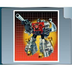   Dinobot Vinyl Decal Transformers G1 Autobots Grid 