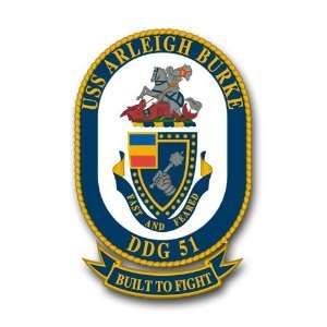  US Navy Ship USS Arleigh Burke DDG 51 Decal Sticker 3.8 