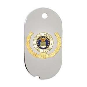  US Air Force Service Emblem Dog Tag Key Ring: Everything 