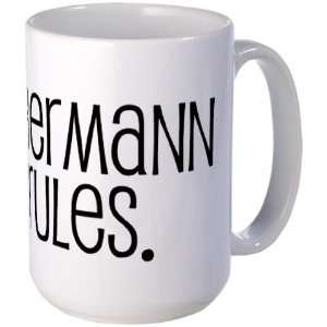  Olbermann Rules Peace Large Mug by  Everything 