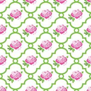    Boutique Collection Rose Lattice Baby Fitted Crib Sheet Baby