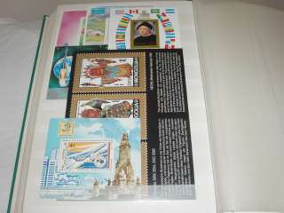 MONGOLIA COLLECTION OF STAMPS IN LARGE STOCKBOOK (TOUVA ETC.)  