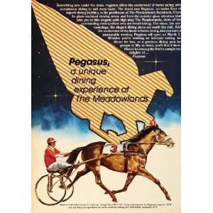   Horse Race Jockey Racing   Original Print Ad