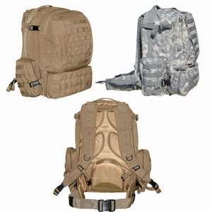  MOLLE 3 Day Military Assault Pack Backpack   Black Sports 