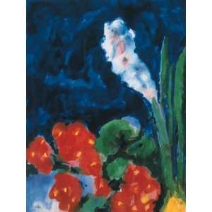    Emil Nolde   24 x 32 inches   Hyacinth and begonia