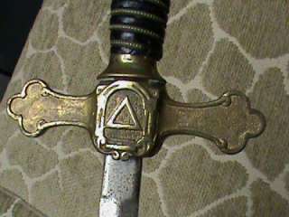 Royal Arcanum Fraternal Society Sword.unknown maker  