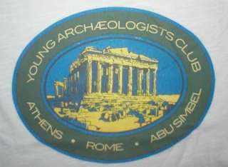  New Kids tee t shirt Off white ringer Young Archaeologists Club  