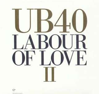 UB40 LABOR OF LOVE II CD PROMO POSTER FLAT 1989  
