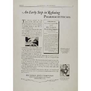  1929 Ad Eli Lilly Gelatin Coated Pills Pharmaceutical 