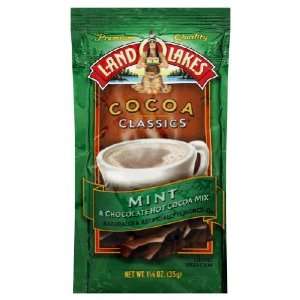 Land O Lakes, Cocoa Mix Classic Mint, 1.25 Ounce (12 Pack)  