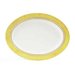  Mikasa Garden Toscana Sole Oval Platter, 15.5 Kitchen 