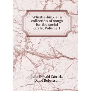   social circle, Volume 1: David Robertson John Donald Carrick: Books