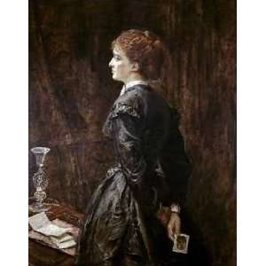  Yes Or No? by John Everett Millais. Size 7.88 X 10.00 Art 