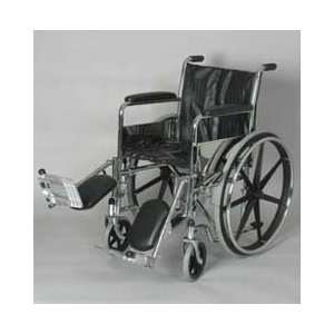 JAC Healthcare P5065 16 Inch Fixed Full Arm Wheelchair with Elevating 