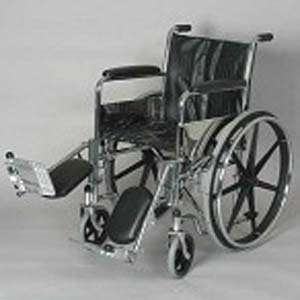  18“ Wheelchair Fixed Arm/Padded Elevating Legrests 