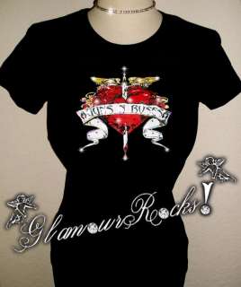   DIY COUTURE Glamour Rocks™ ~* GUNS N ROSES *~ SEXY FITTED TEE