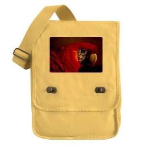  Messenger Field Bag Yellow Scarlet Macaw   Bird 